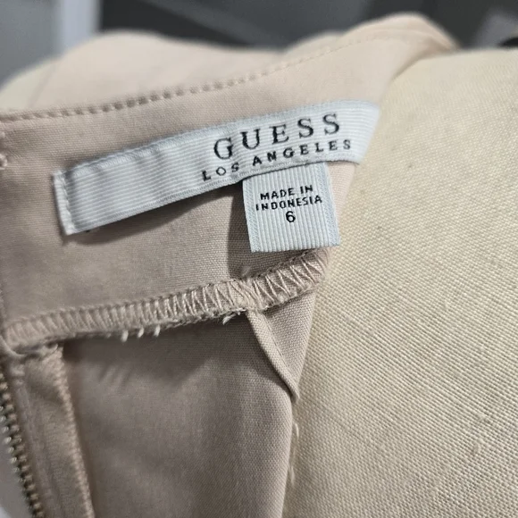 Guess Tan Ribbed Bustier Mini Dress - Picture 6 of 6